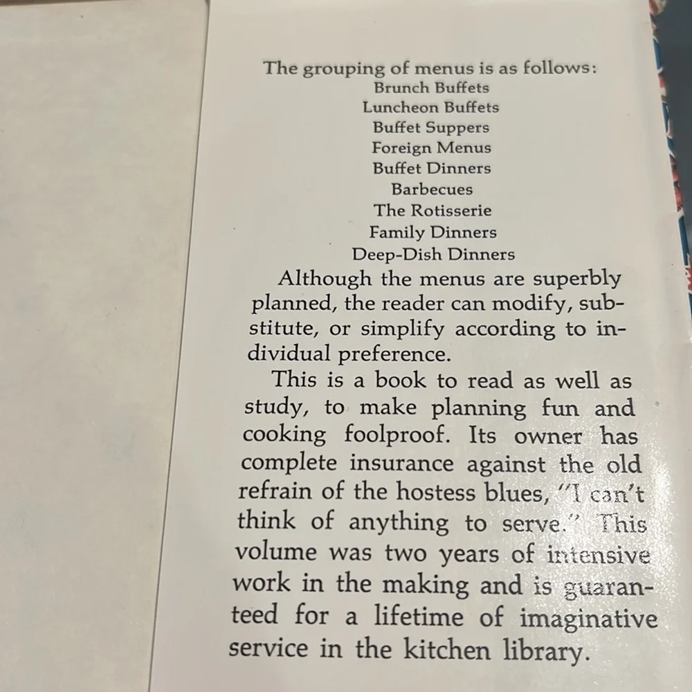 Vintage Cookbooks New French Cooking (1976) & Thoughts for Buffets (1958)